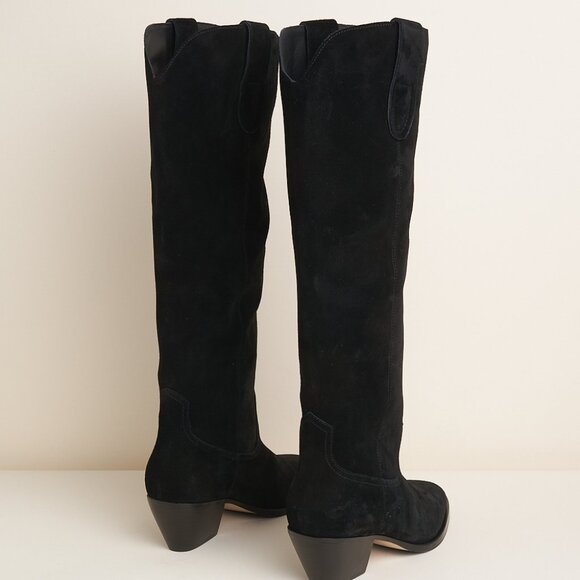 Charlotte Stone Agatha Knee High Boot in Black Size 9 - Picture 5 of 8
